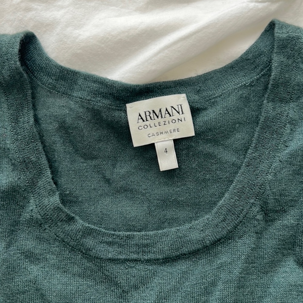 ARMANI CASHMERE TANK XS-S